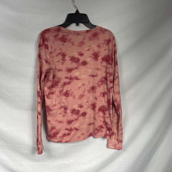 Sonoma Women's 'The Everyday Tee' Long-sleeve Pink Tie-Dye Size XS - Picture 5 of 8
